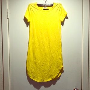 Yellow T-Shirt Dress